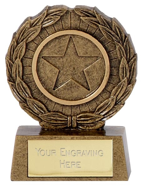 Wreath Resin Trophy A1335